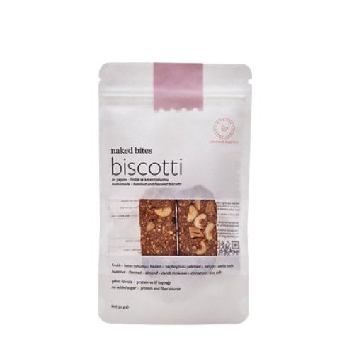 Biscotti Fındık ve Keten Tohumlu 50 gr - Feradistaze