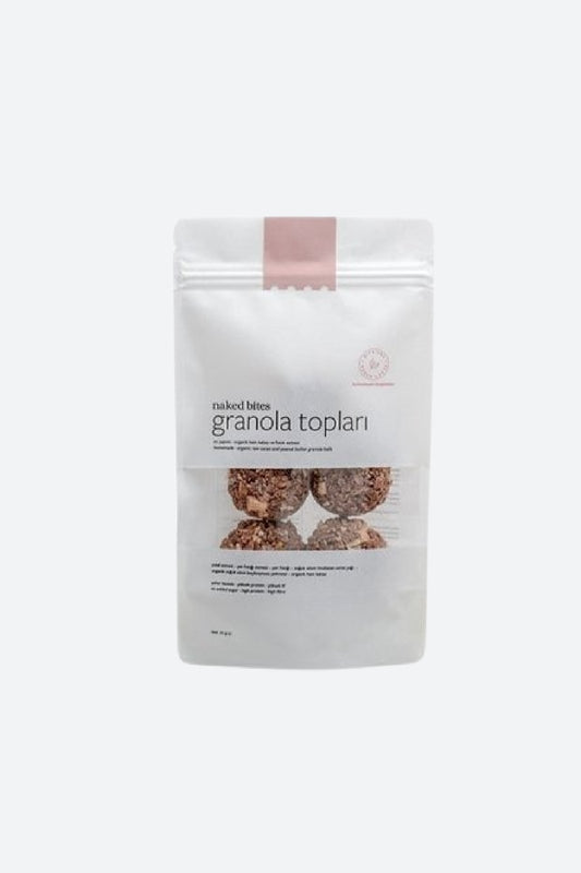 Granola Topları-Organik Kakao & Fıstık Ezmeli - 70 gr - Feradistaze