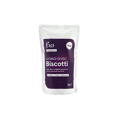 Üzümlü Cevizli Biscotti (50 gr) Fro - Feradistaze