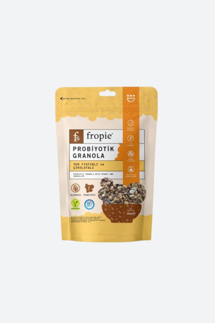 Yer Fıstığı & Çikolata Probiyotik Granola 200 gram - Feradistaze